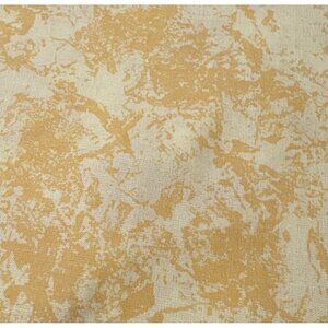 Yellow & White Marbled Cotton Fabric 1/2 yard x 44" for Sewing & Crafts